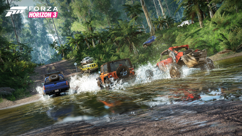 Illustration for article titled Forza Horizon 3 Is The Stunning Jumping Crashing Outlaw Cousin To Regular Forza